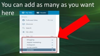 You can add as many as you want
here
 