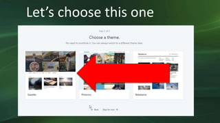 Let’s choose this one
 