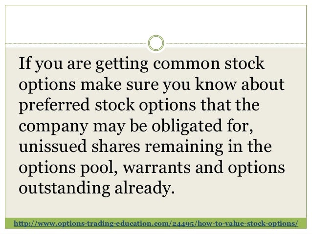 Stock options education videos