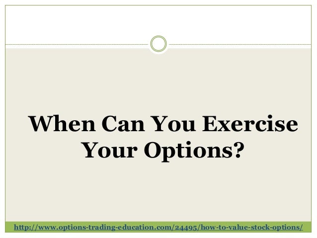Stock options how to