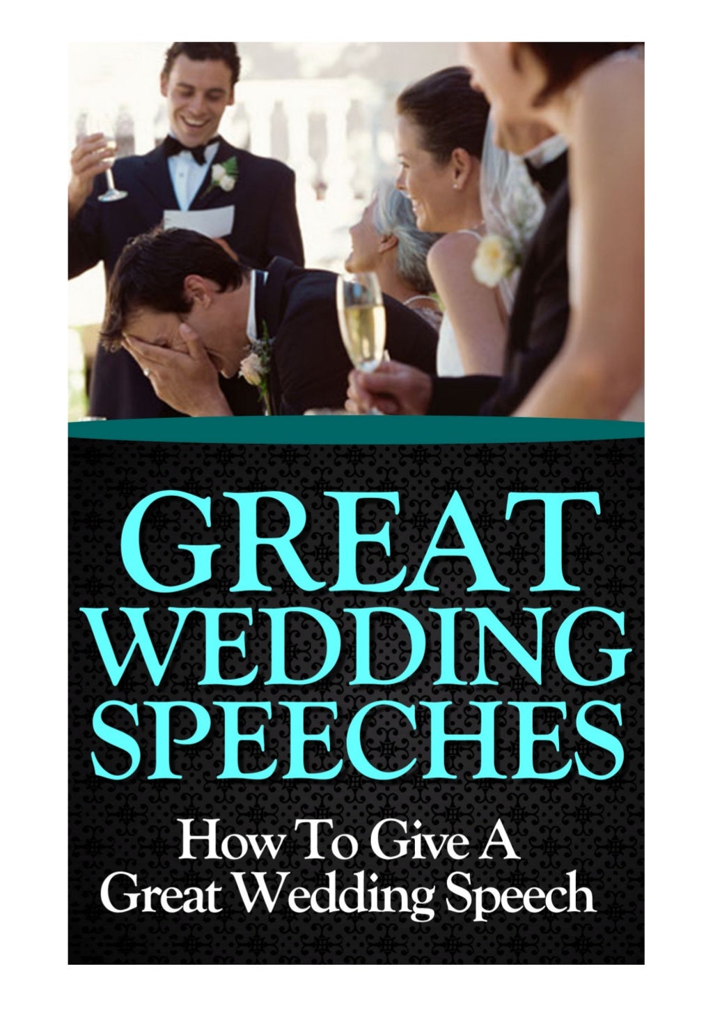 giving a speech at your own wedding