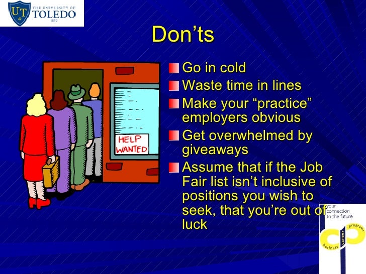 how to work a job fair