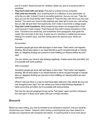 How to-write-a-coaching-book | PDF