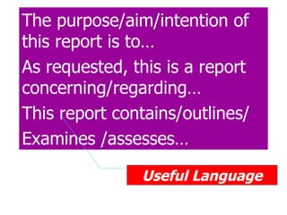 How to write a report | PPT