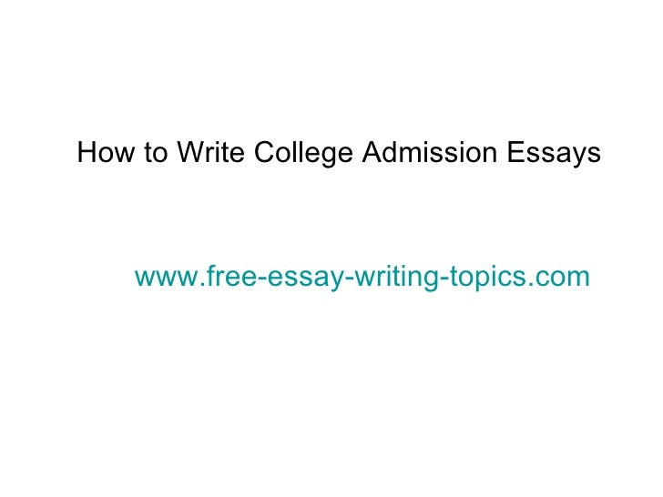 how to write college application essays with english