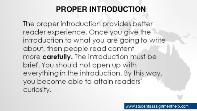 the perfect introduction for an essay