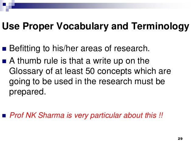 How To write good paper sgd