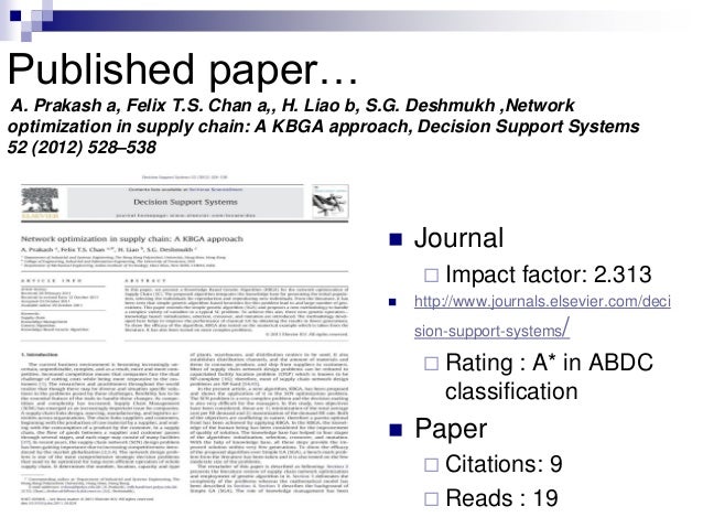 How To write good paper sgd