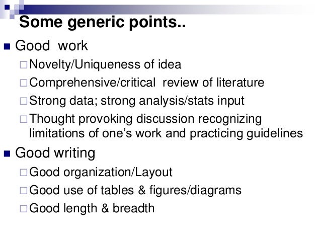 How To write good paper sgd
