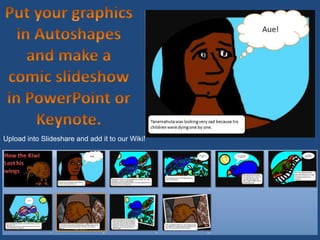 Upload into Slideshare and add it to our Wiki!
 