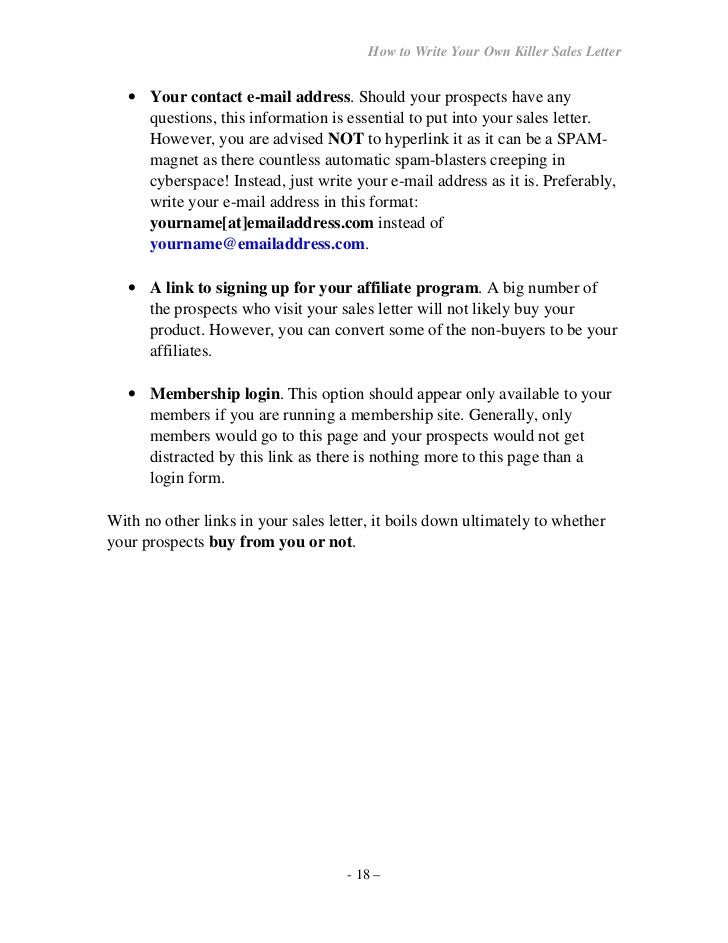 Affiliate Program Introduction Letter