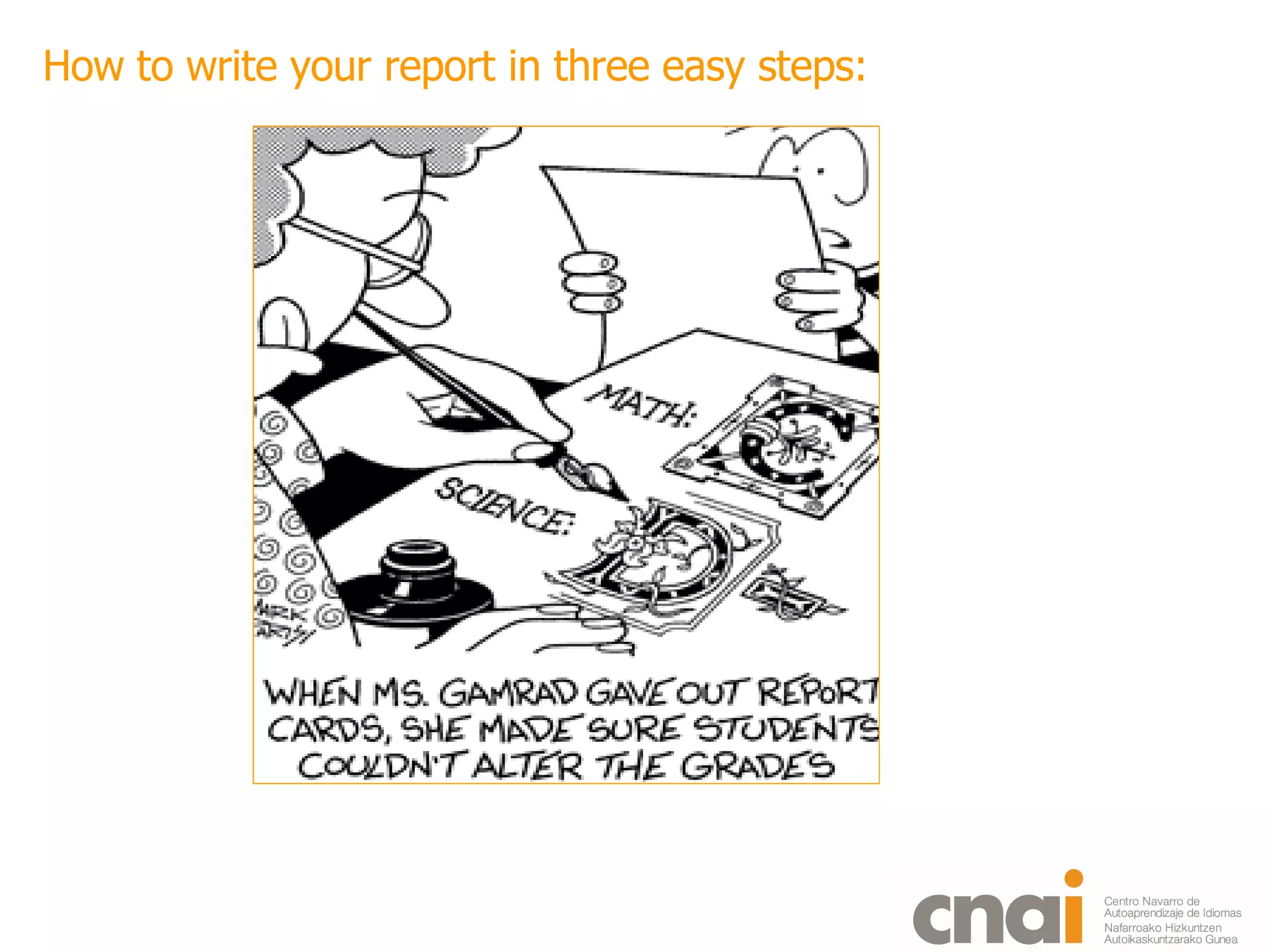 How To Write Your Report | PPT
