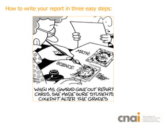 How To Write Your Report | PPT