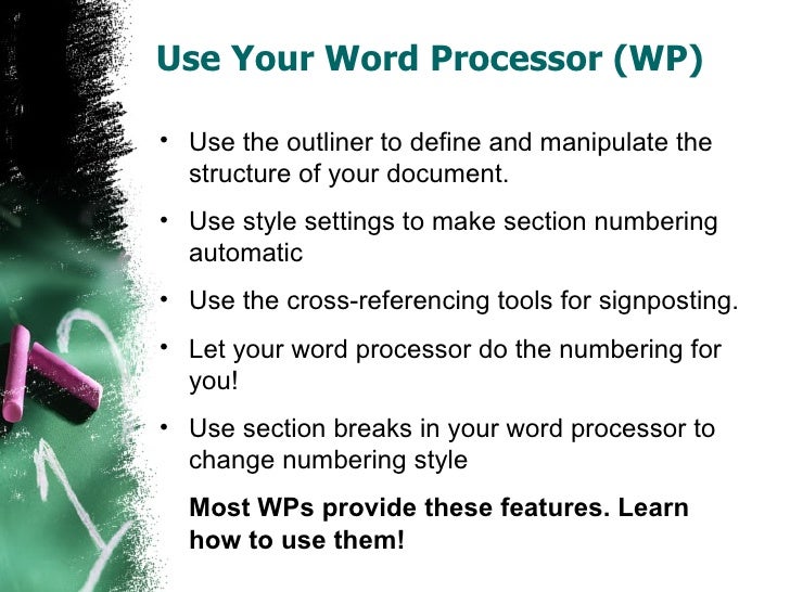 How to write your dissertation