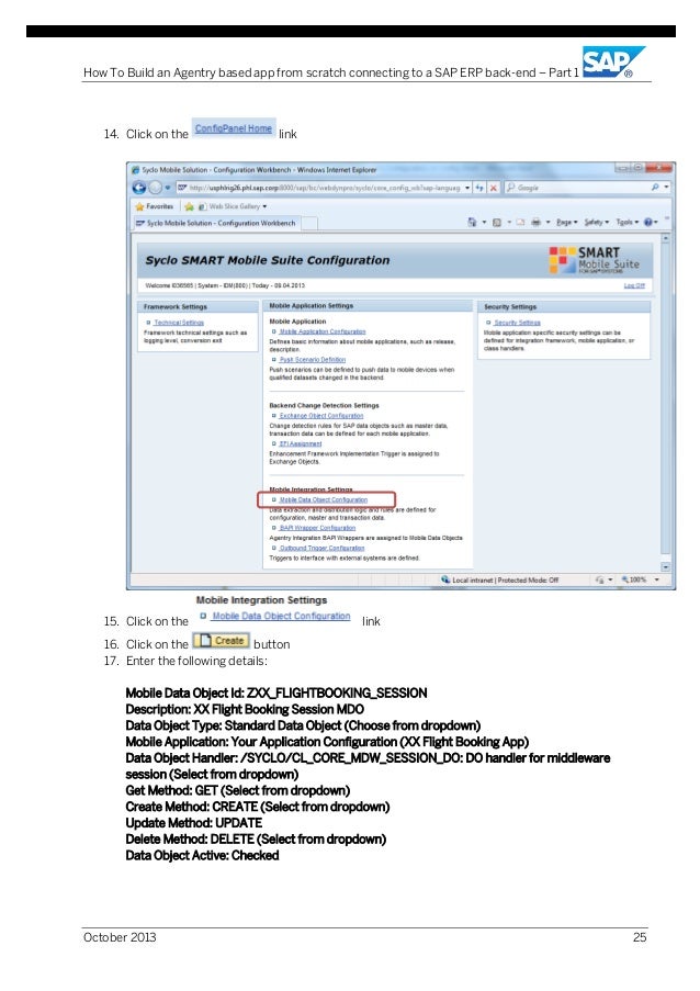 How to build an agentry based mobile app from scratch ...