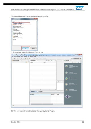 How to build an agentry based mobile app from scratch connecting to an ...