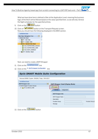 How to build an agentry based mobile app from scratch connecting to an ...