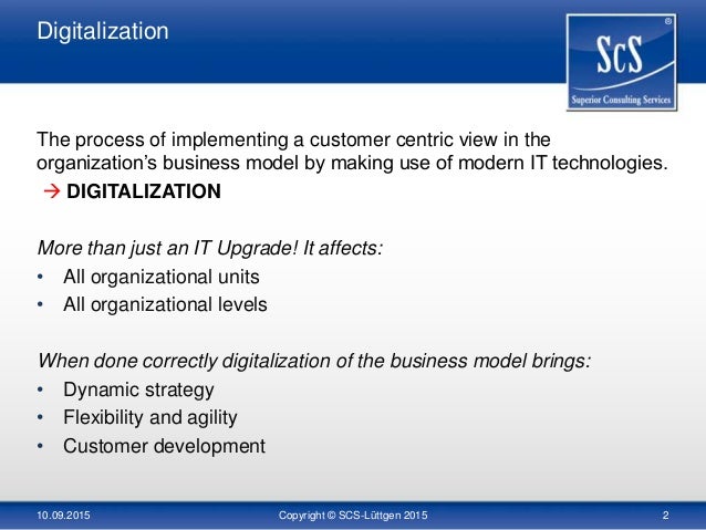 The Process of Digitalization - A How-To Guide
