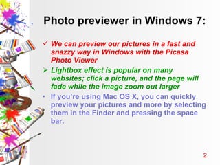 picasa photo viewer default zoom level