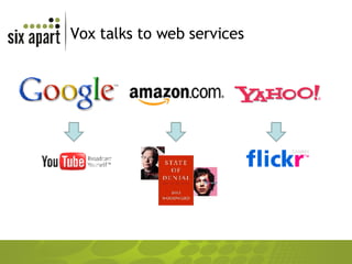 Vox talks to web services 