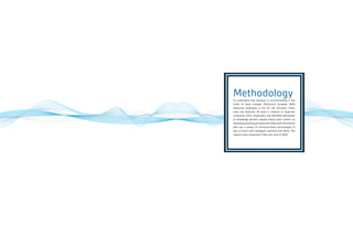 MethodologyTo understand how business is communicating in the
midst of these changes, Plantronics surveyed 1,800
enterprise employees in the US, UK, Germany, China,
India and Australia. All work in medium or large-size
companies (100+ employees) and identified themselves
as knowledge workers (people whose work centers on
developing/workingprimarilywithideasandinformation)
who use a variety of communications technologies to
stay in touch with colleagues, partners and clients. The
research was conducted in May and June of 2010.
 