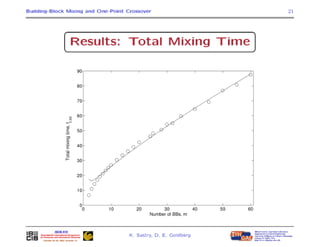 How Well Does A Single-Point Crossover Mix Building Blocks with Tight Linkage?