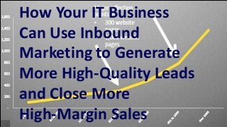 How Your IT Business
Can Use Inbound
Marketing to Generate
More High-Quality Leads
and Close More
High-Margin Sales
 