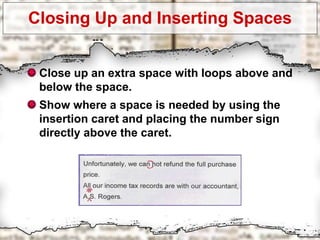 HOW 12 Proofreading Symbols.ppt