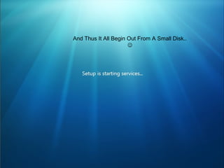 And Thus It All Begin Out From A Small Disk..
                      
 