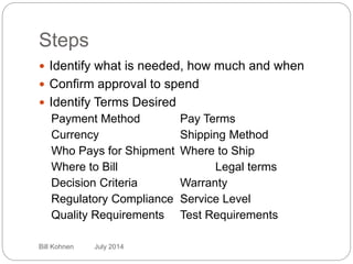 How 2 RFQ - Managing the Request for Quote Process is Fundamental Skill ...