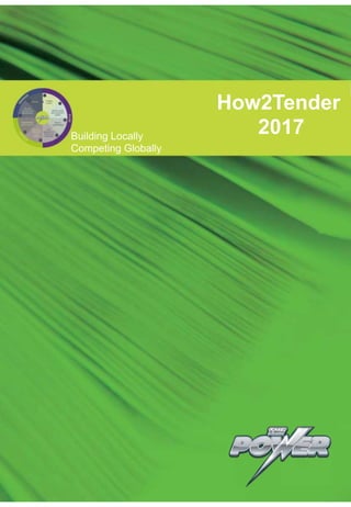 How2Tender
2017Building Locally
Competing Globally
 