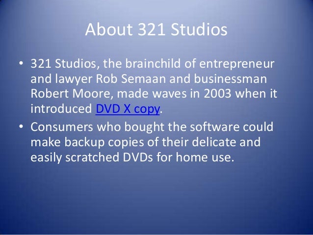 how 321 studios made a splash in 2003 robert semaan