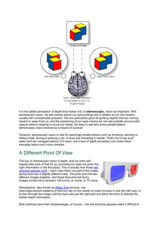 How 3D glasses works | PDF