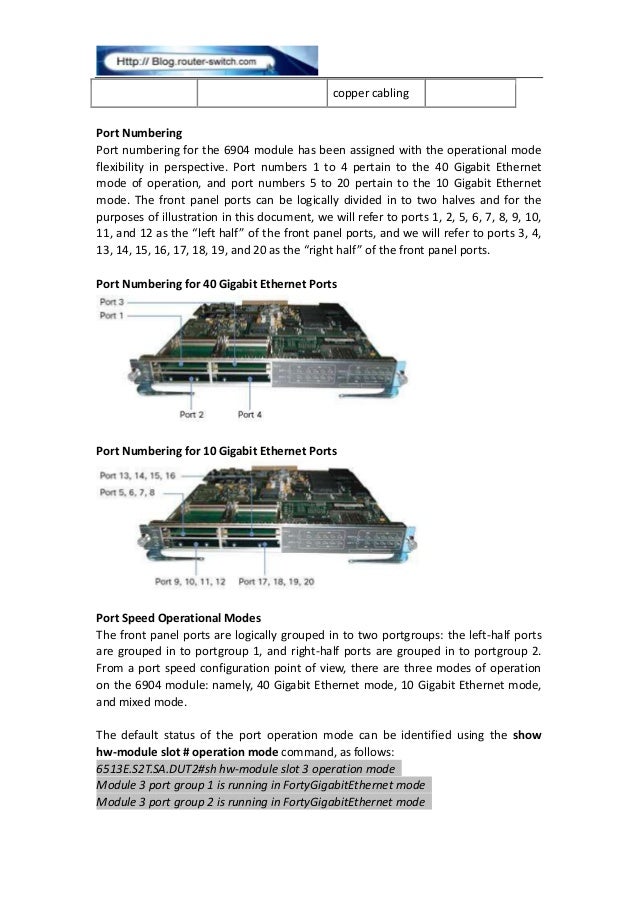 No hw-module slot 1 oversubscription port-group 1