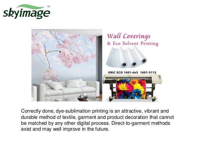 sublimation on demand