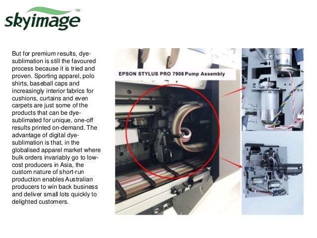 sublimation on demand