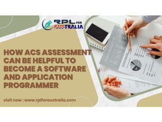 How ACS Assessment can be helpful to Become a Software and Application Programmer