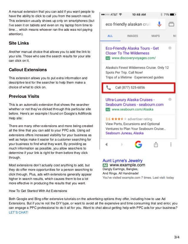 how ad extensions can enhance your adwords bingads and other ppc ads