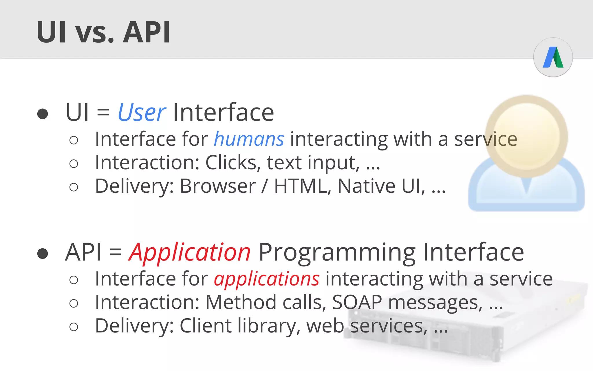 The Basics
Campaigns, Ads, ...
 