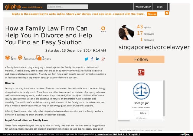 How a family law firm can help you in divorce and help you ...