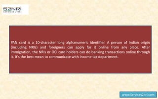 How a foreigner can apply for new pan card online