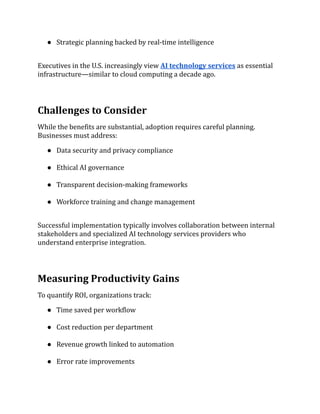 How Agentic AI Is Revolutionizing Workforce Productivity | PDF