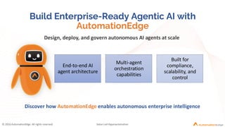 Building Autonomous Enterprise Agents with Agentic AI Architecture for ...