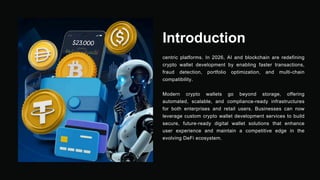 How AI and Blockchain Are Shaping Wallet Development in 2026 | PDF