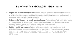 How AI and ChatGPT in Healthcare is Redefining Patient Care and ...