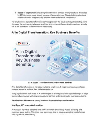 The Role of AI and Cloud in Business Digital Transformation | PDF