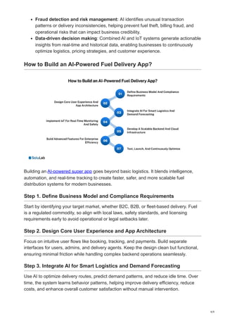 How AI and IoT Revolutionize On-Demand Gasoline Delivery Systems | PDF