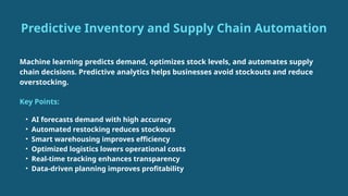 How AI and Machine Learning in Ecommerce Power Modern Platforms.pptx