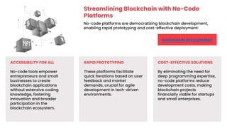 BLOCKCHAIN DEVELOPMENT
