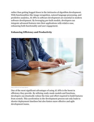How AI APIs Are Changing the Landscape of Software Development.pdf